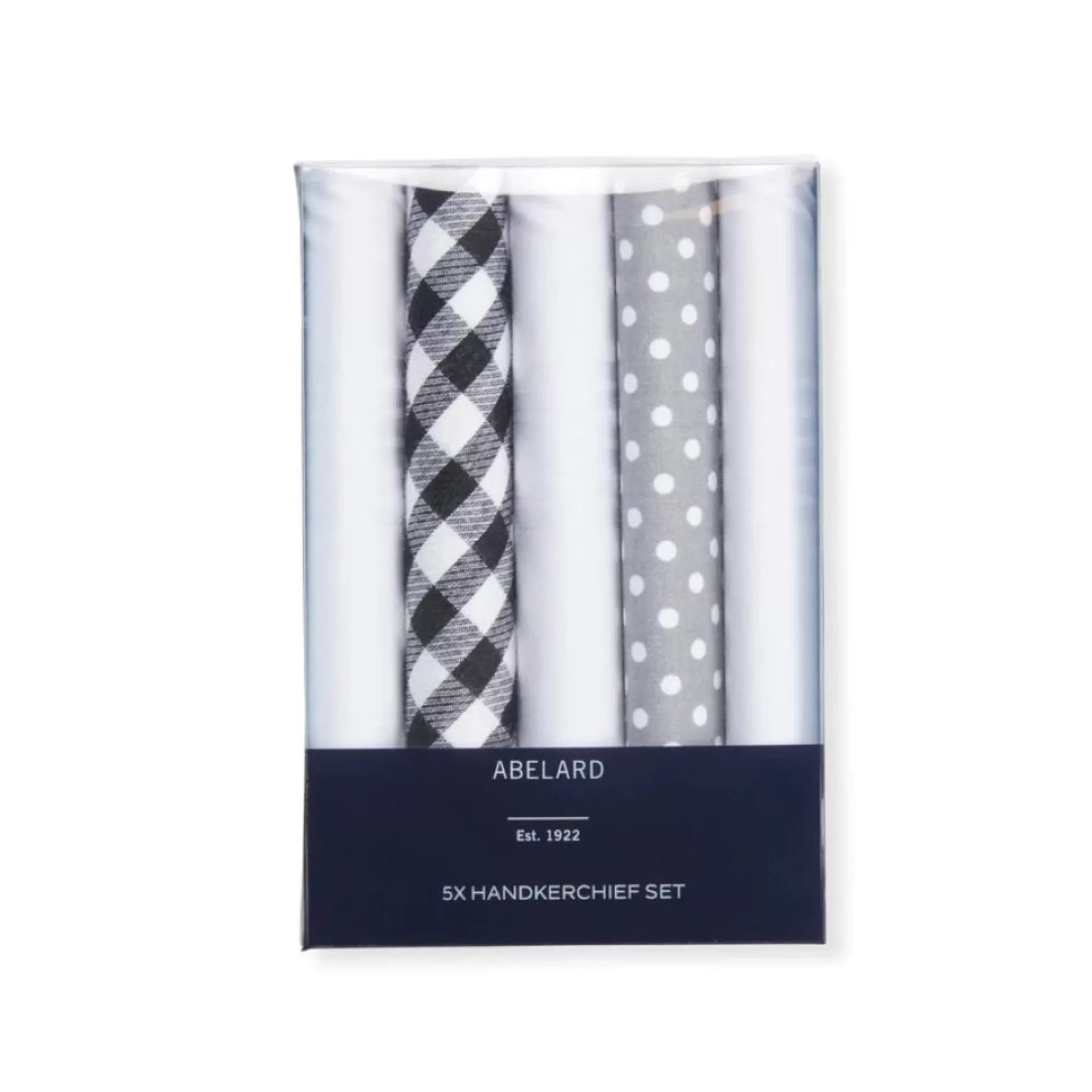 Discount Henry Bucks ABELARD 5 Pack Cotton Hankie GREY