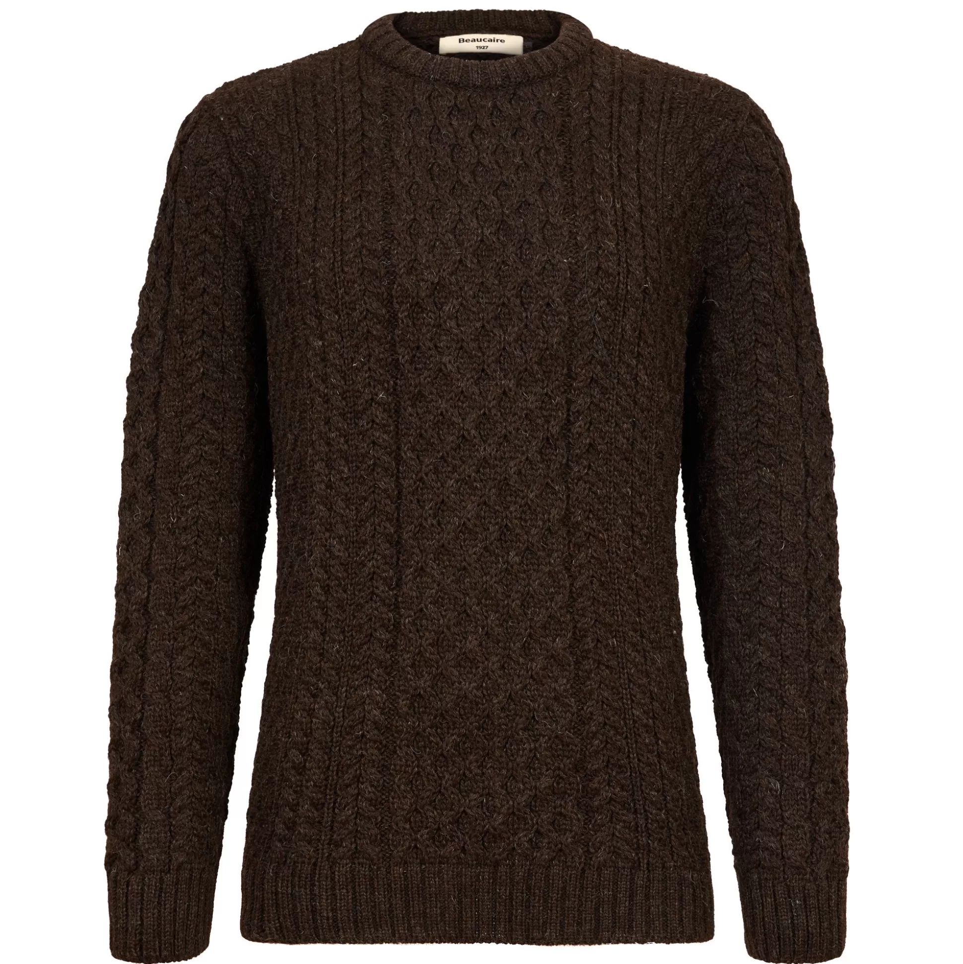 Cheap Henry Bucks BEAUCAIRE Cable Sweater BROWN