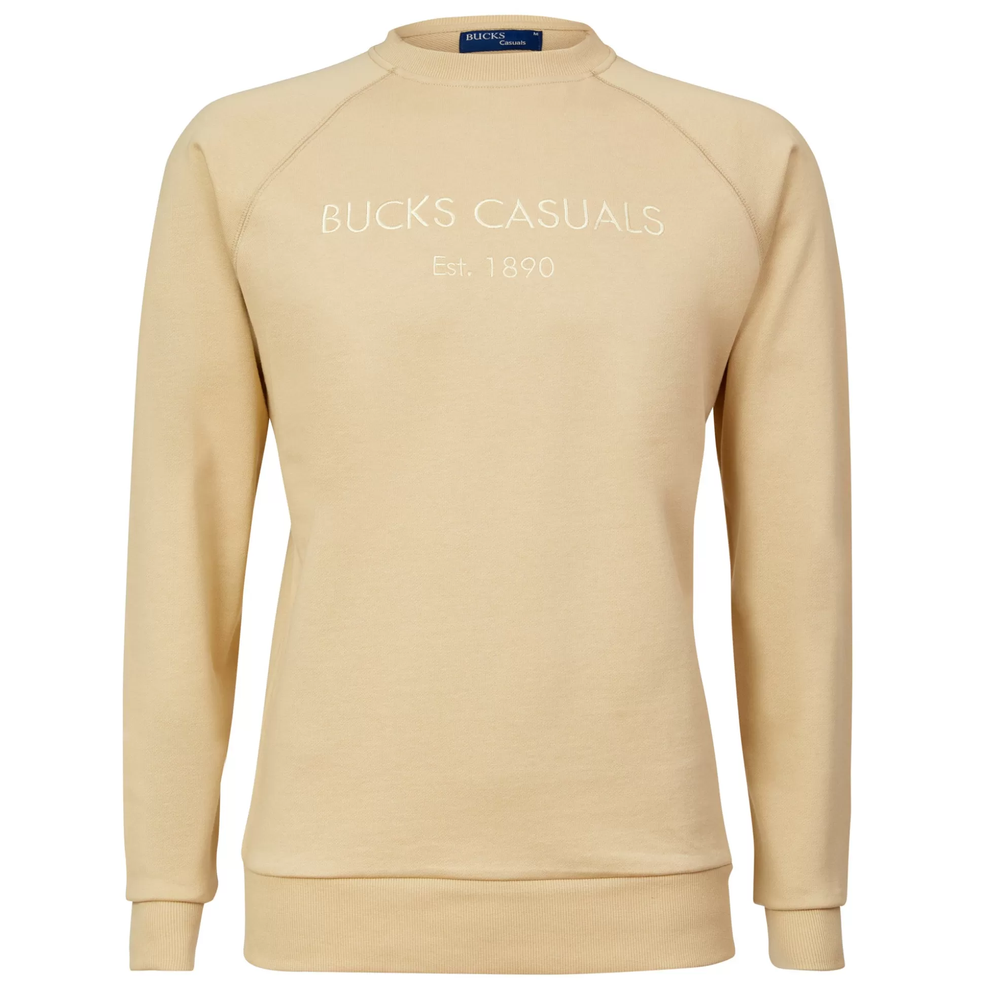 Shop Henry Bucks Bucks Casual Todd Crew Neck Sweater BEIGE