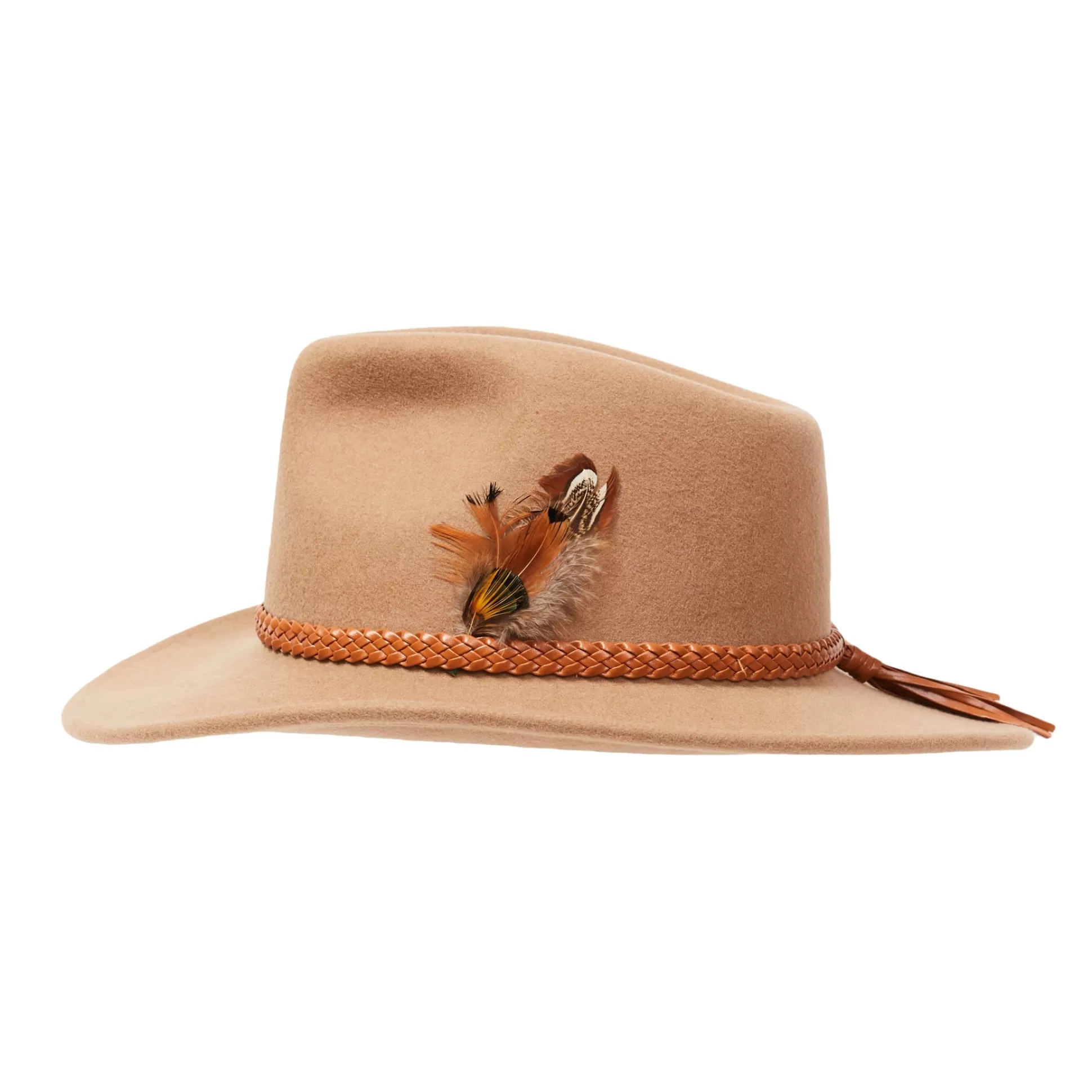 Flash Sale Henry Bucks CITY HATTERS Harrison With Braided Band BROWN