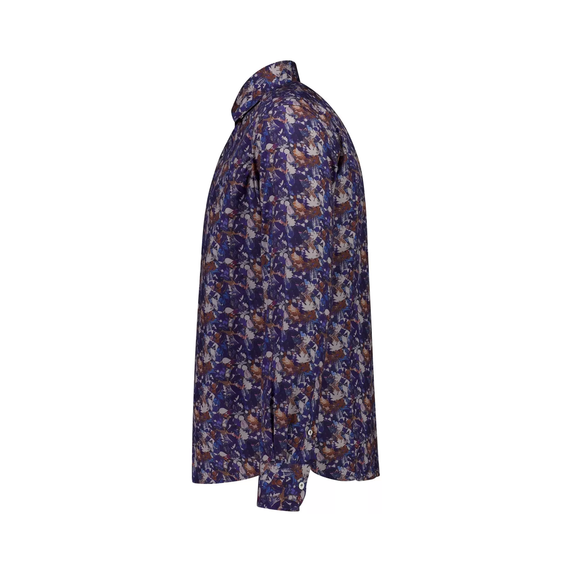 Best Sale Henry Bucks CORDONE Flowerwear Style Shirt In BLUE MULTI NAVY/BLUE/MULTI