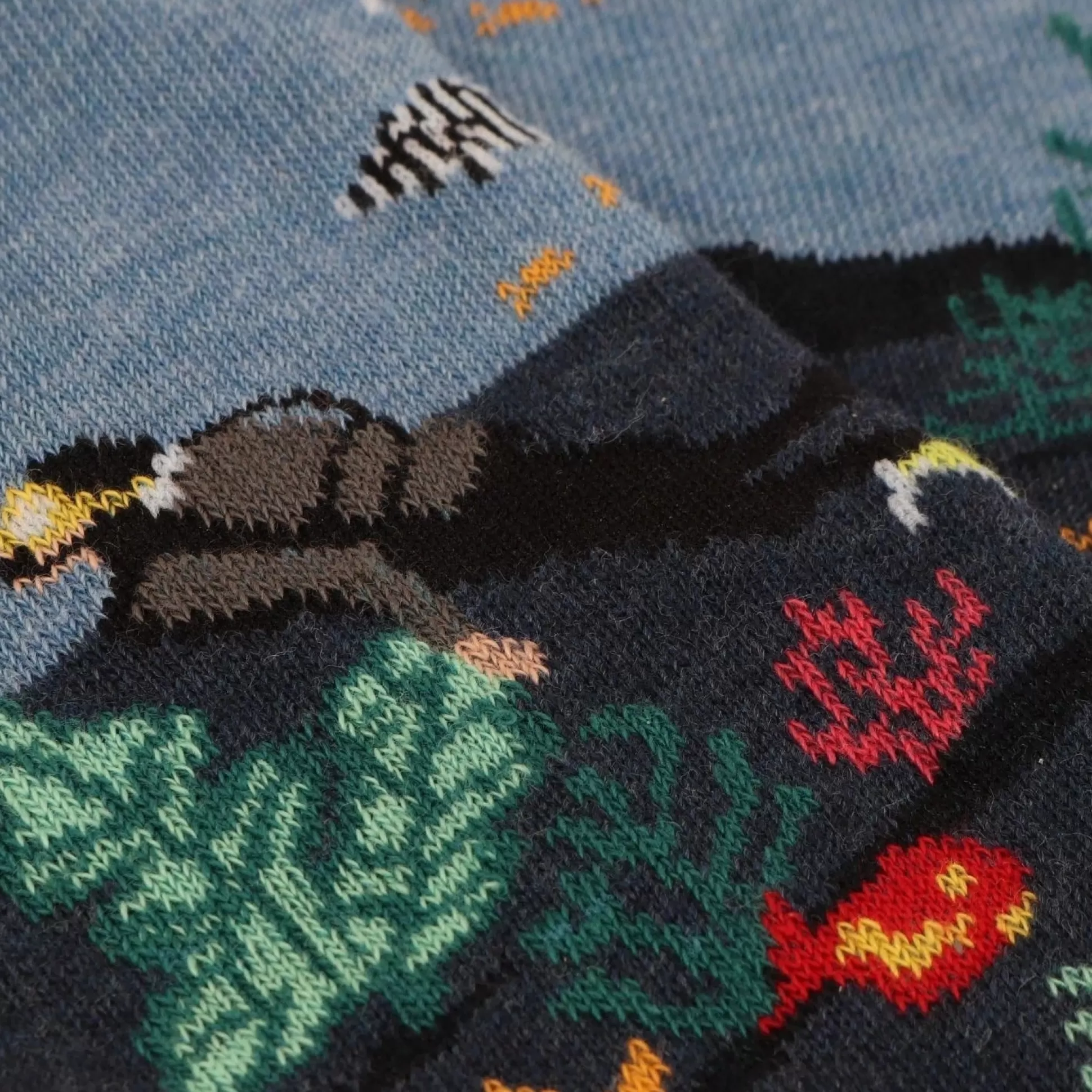 Flash Sale Henry Bucks CORGI Deep Sea Diving Cotton Socks BLUE