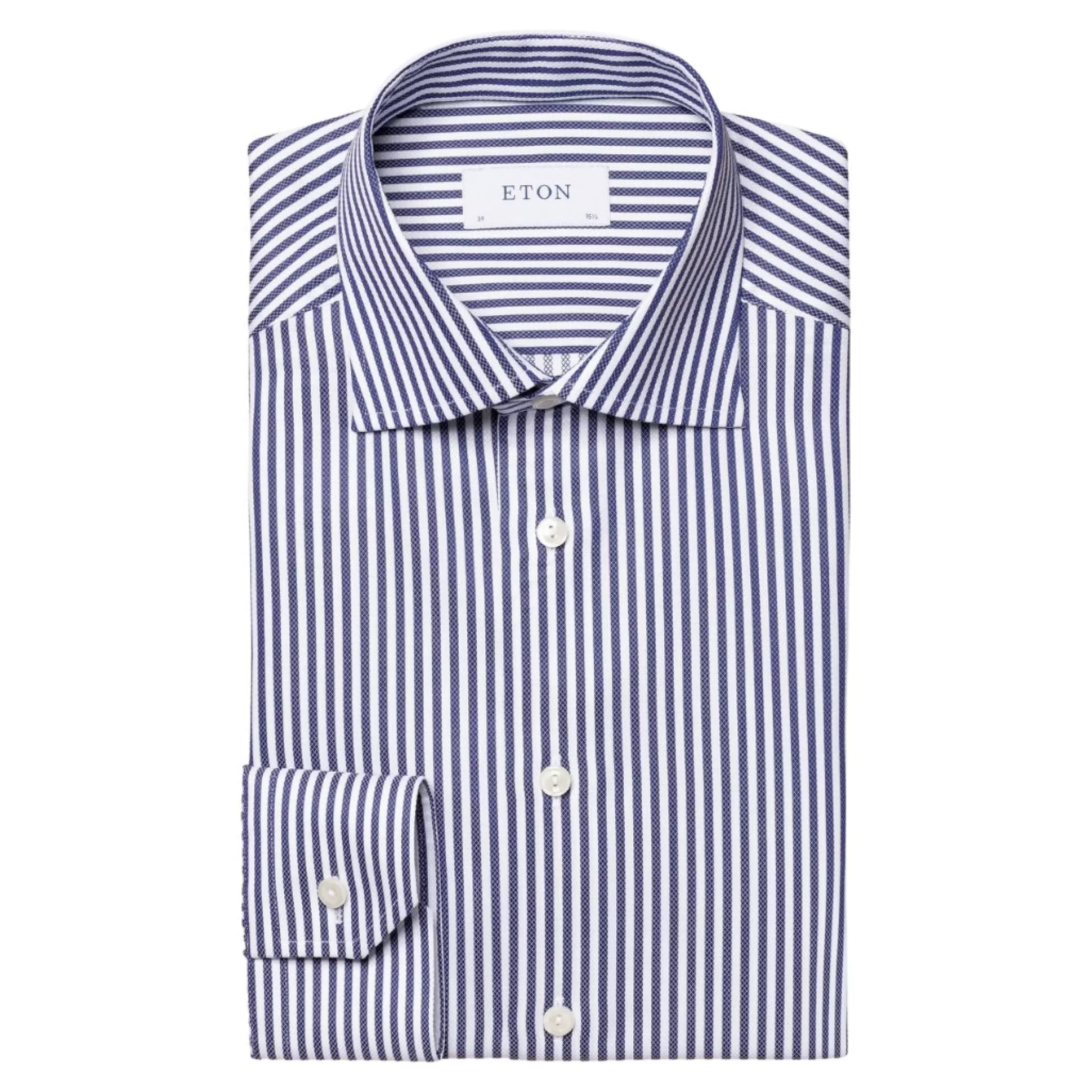 Cheap Henry Bucks ETON Bengal Stripe Royal Twill Shirt Contemporary Fit NAVY NAVY SC-CONTEMPORARY FIT
