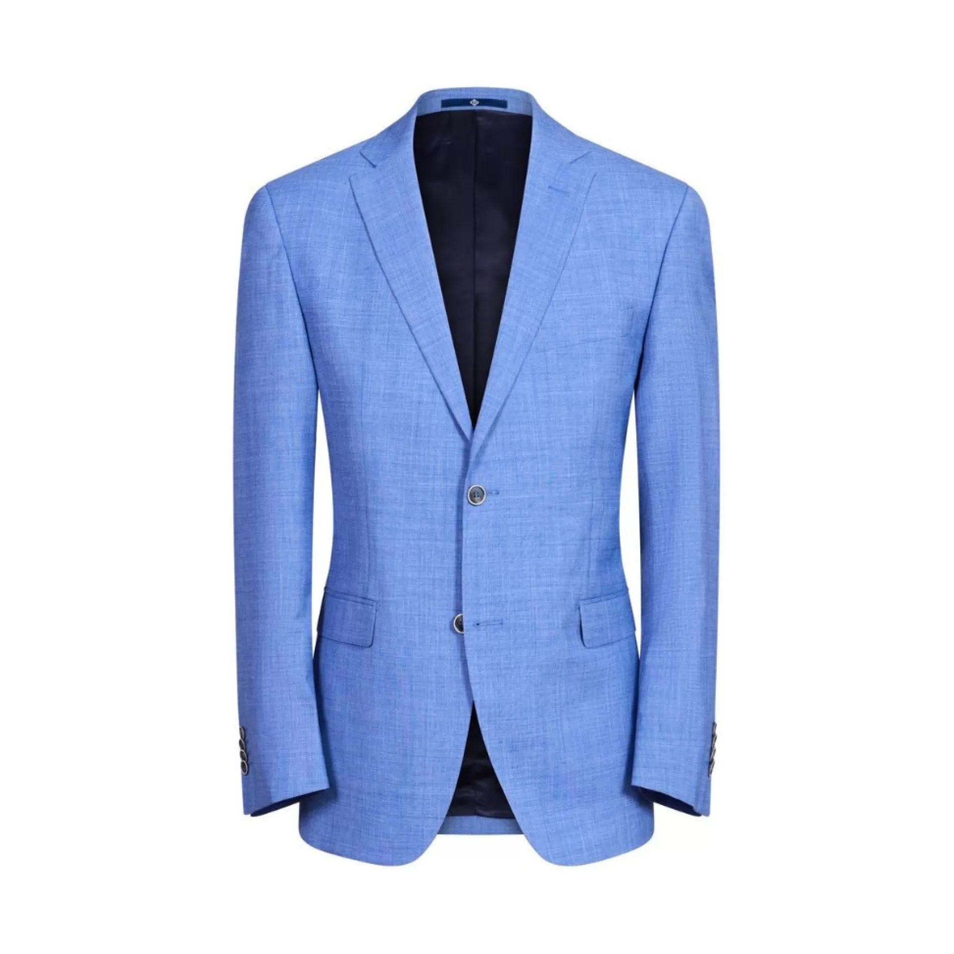 New Henry Bucks Single Breasted Plain Business Suit BLUE GREY REG
