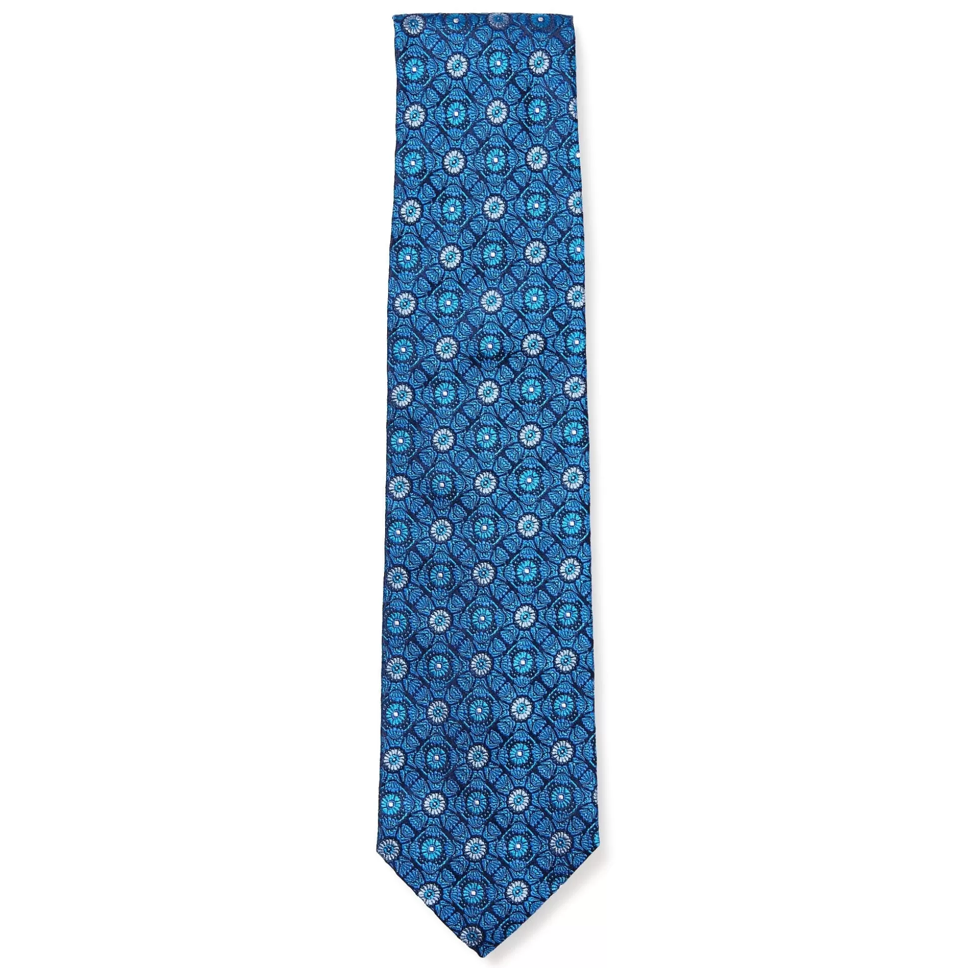 Fashion Henry Bucks HENRY SARTORIAL 3 Fold Silk Platinum Tie LIGHT BLUE