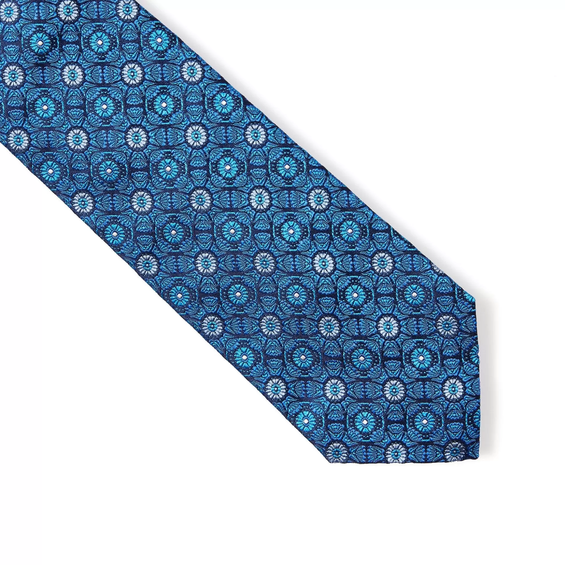 Fashion Henry Bucks HENRY SARTORIAL 3 Fold Silk Platinum Tie LIGHT BLUE