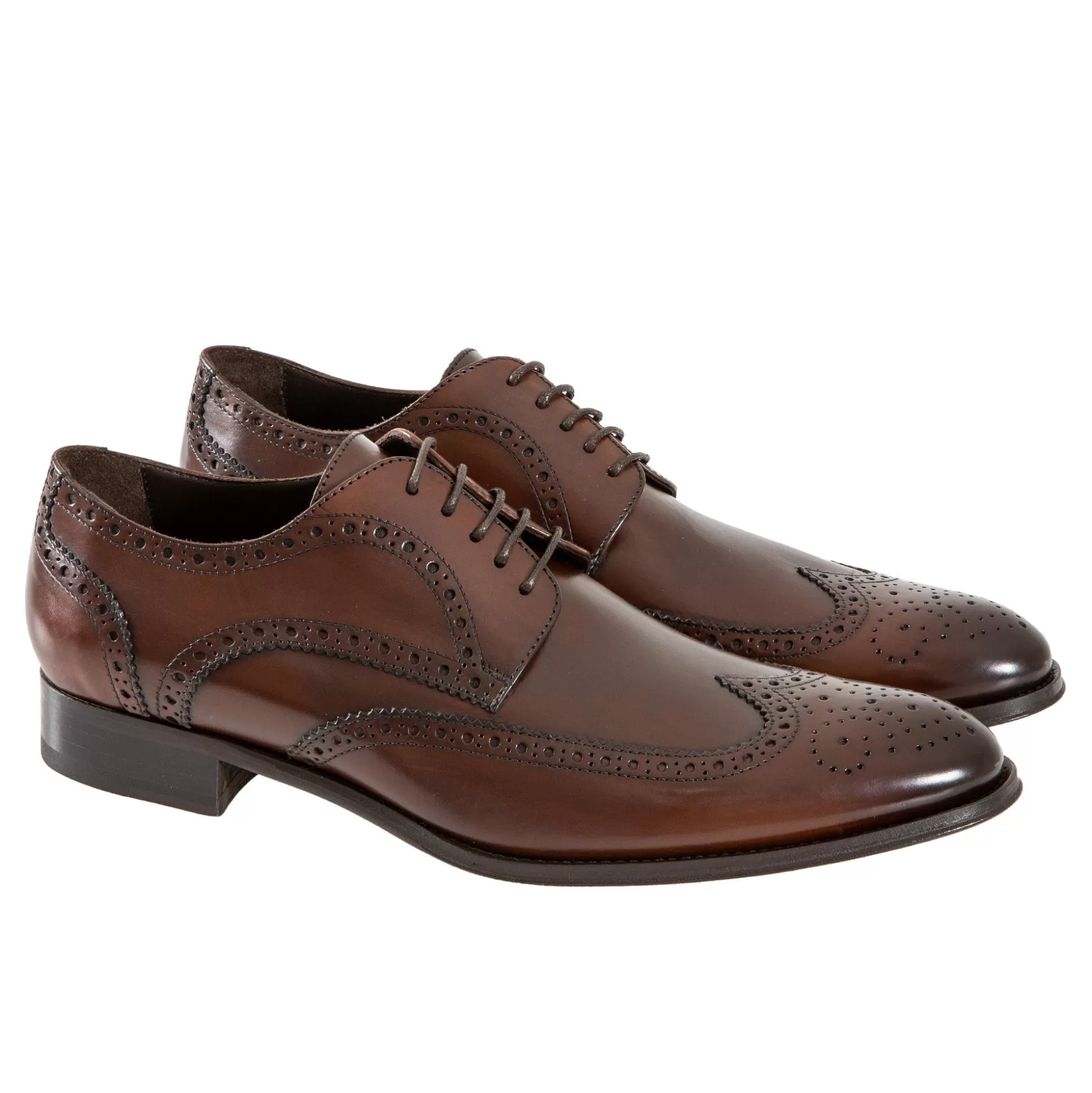 New Henry Bucks HENRY SARTORIAL Brogue Derby BROWN