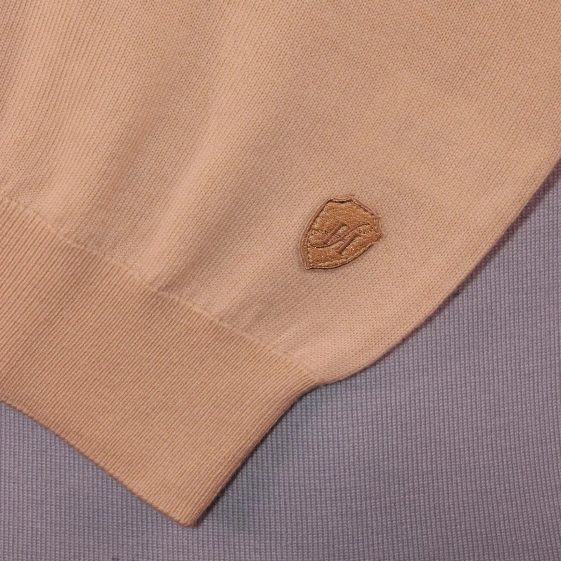 Cheap Henry Bucks HENRY SARTORIAL Crew Neck Jumper LIGHT BROWN