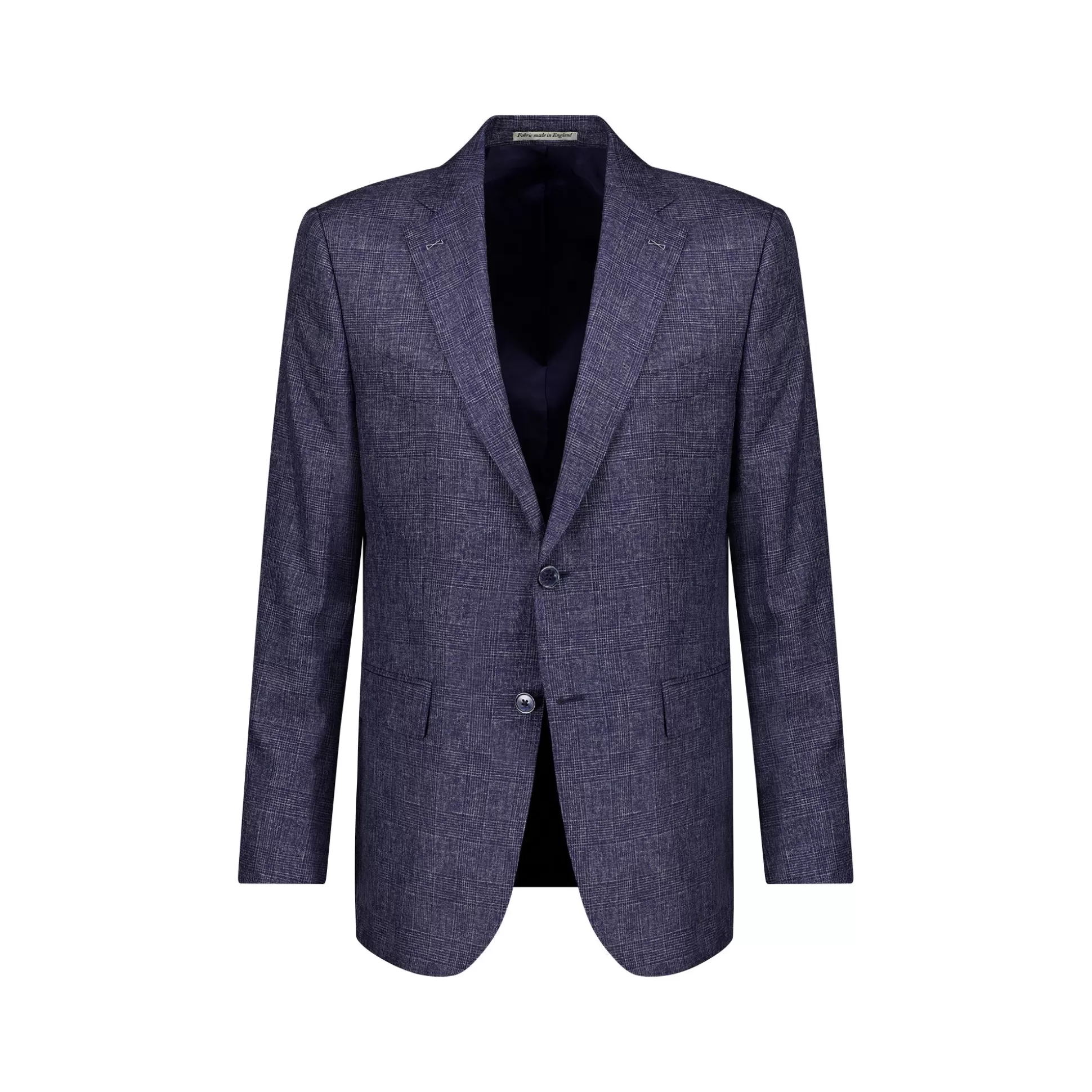Best Sale Henry Bucks HENRY SARTORIAL DORMEUIL Check Blazer - FC NAVY REG