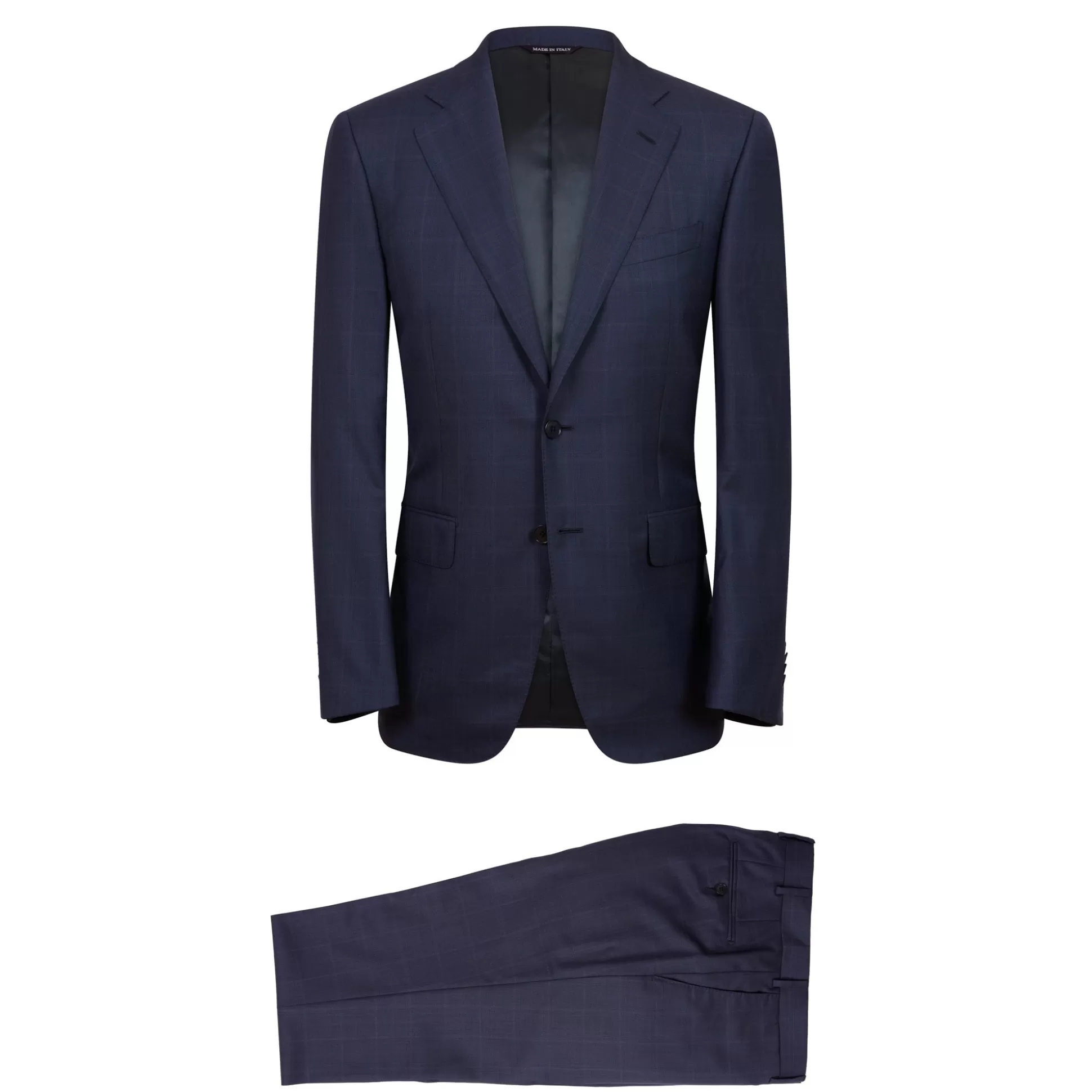 Flash Sale Henry Bucks HENRY SARTORIAL HERITAGE Zegna Loop™ Subtle Check Suit BLUE REG