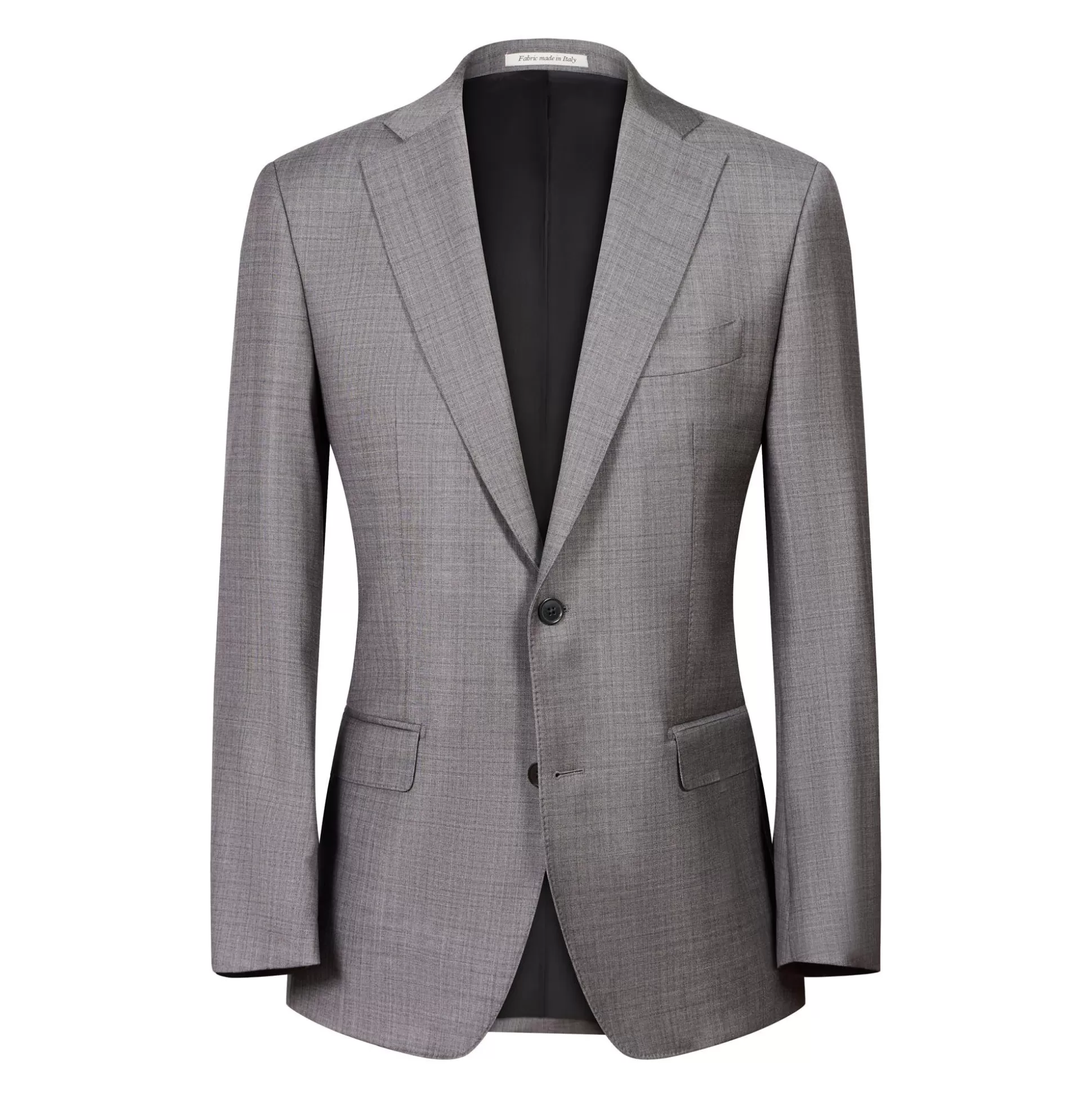 Best Sale Henry Bucks HENRY SARTORIAL Loro Piana 1/2 Canvas Suit GREY BLUE