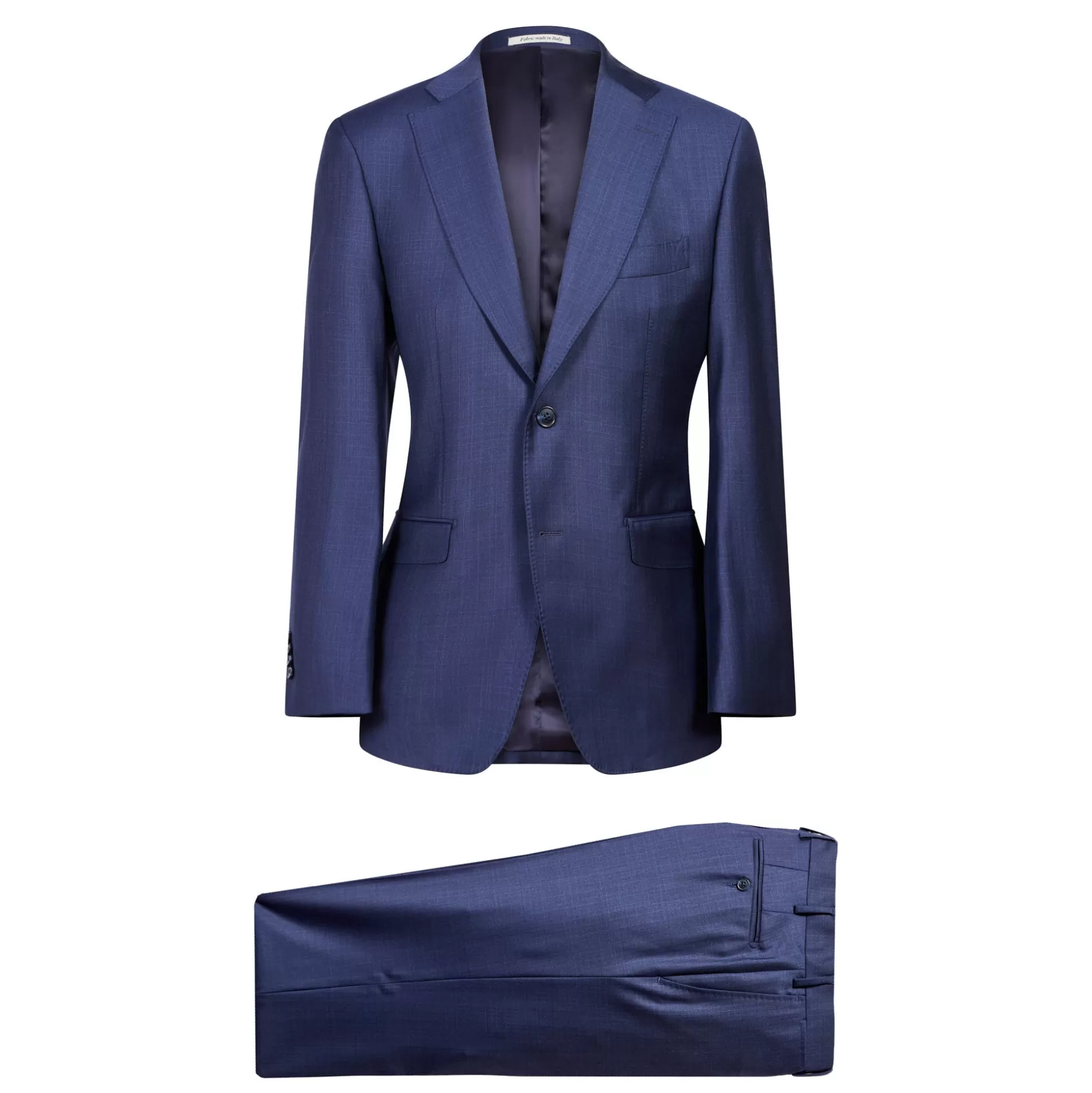 Hot Henry Bucks HENRY SARTORIAL Loro Piana 1/2 Canvas Suit MID NAVY