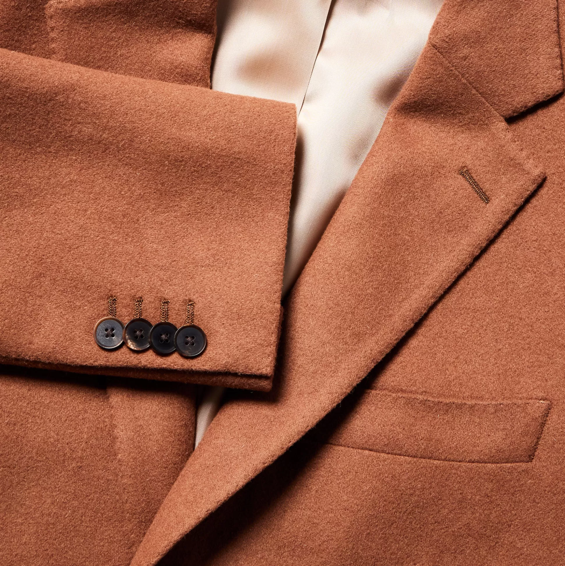 Best Henry Bucks HENRY SARTORIAL Peak Lapel Blazer BROWN REG