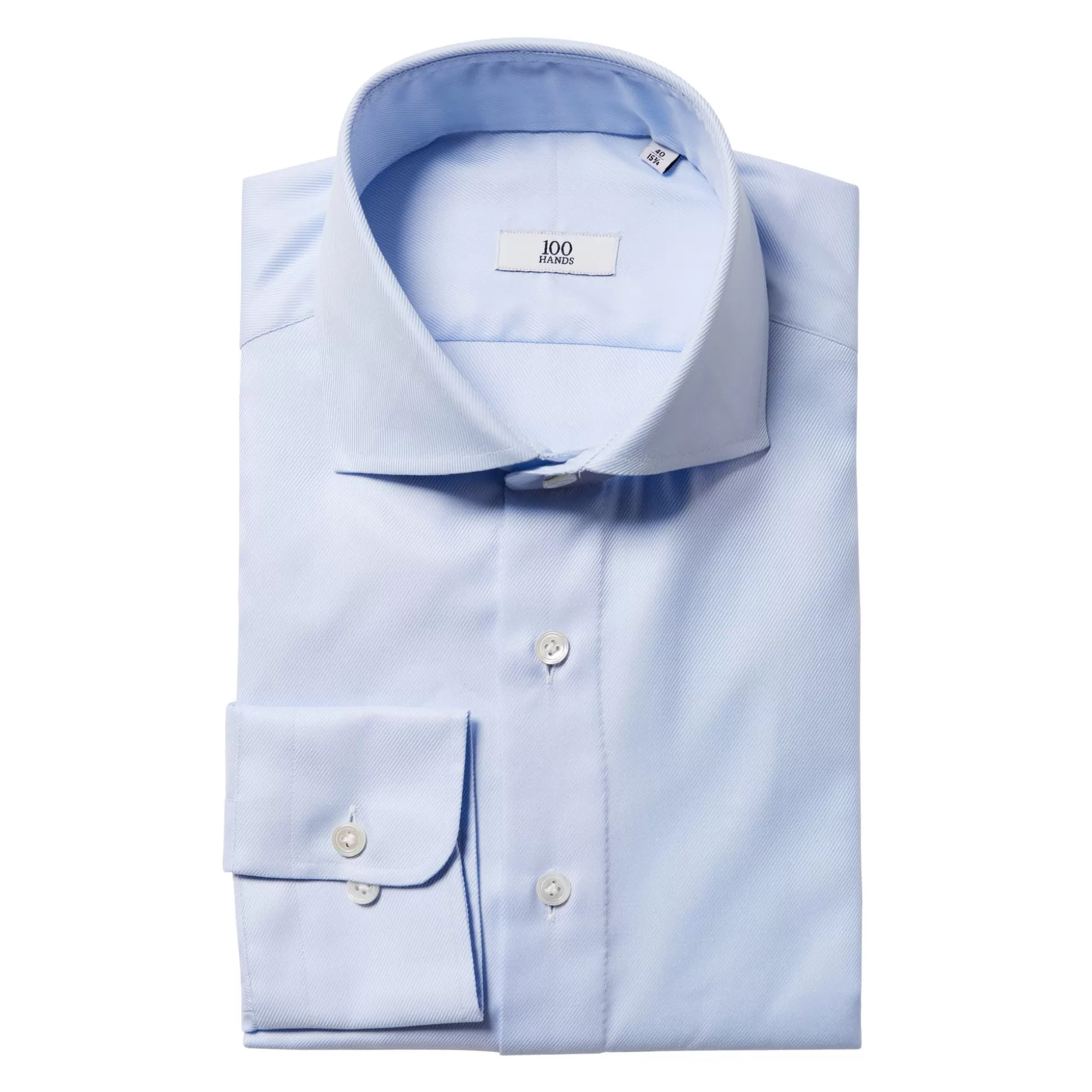 Clearance Henry Bucks HENRY SARTORIAL X 100 HANDS Heavy Twill Shirt BABY BLUE