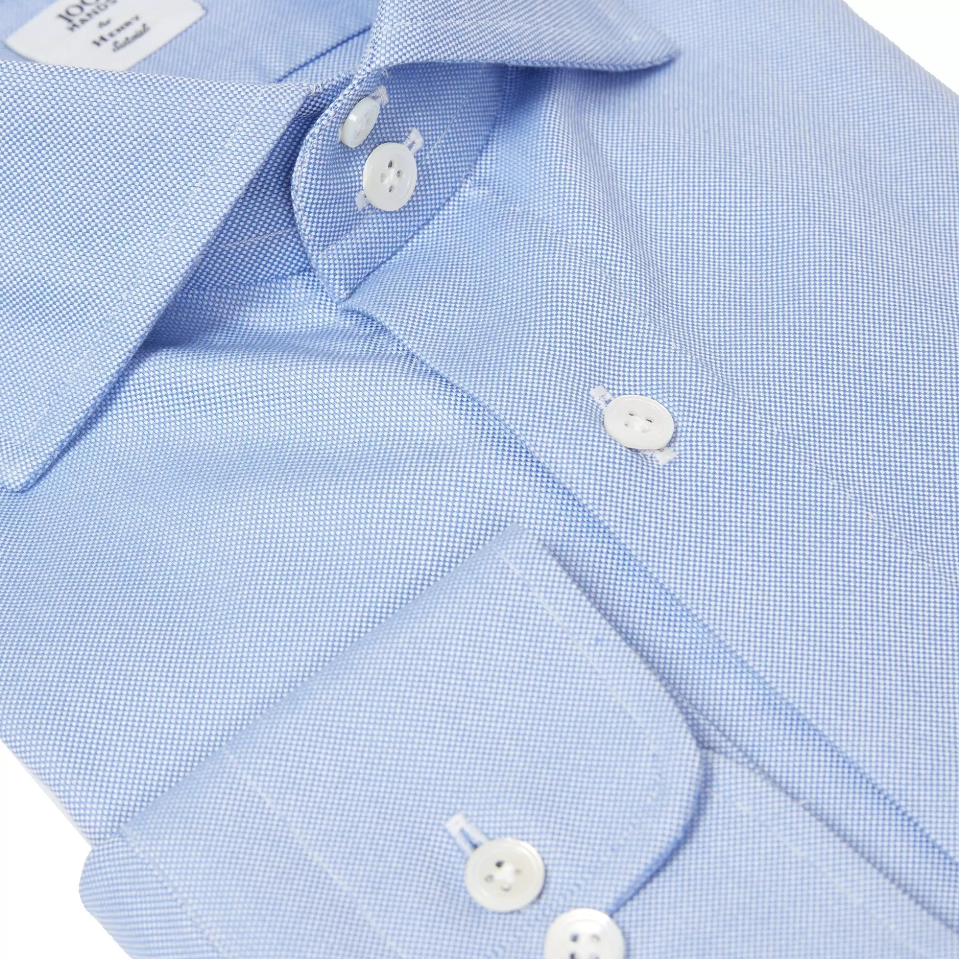 Fashion Henry Bucks HENRY SARTORIAL X 100 HANDS Oxford Shirt SKY