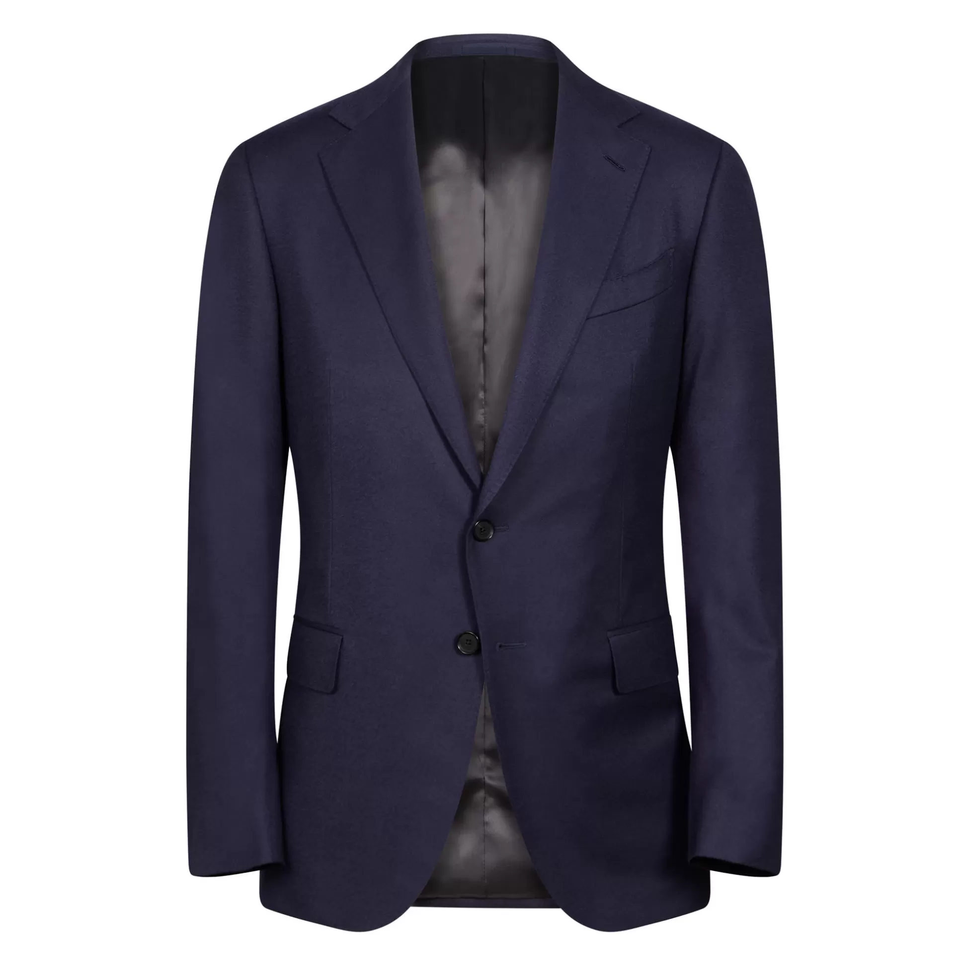 Best Sale Henry Bucks HENRY SARTORIAL X CARUSO Norma 2 Button Single Breasted Jacket NAVY MELANGE