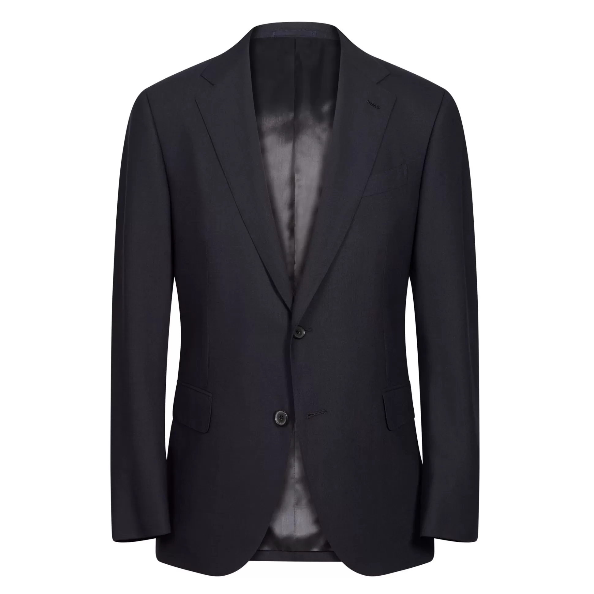 Cheap Henry Bucks HENRY SARTORIAL X CARUSO Norma 2 Button Single Breasted Wool Suit DARK CHARCOAL