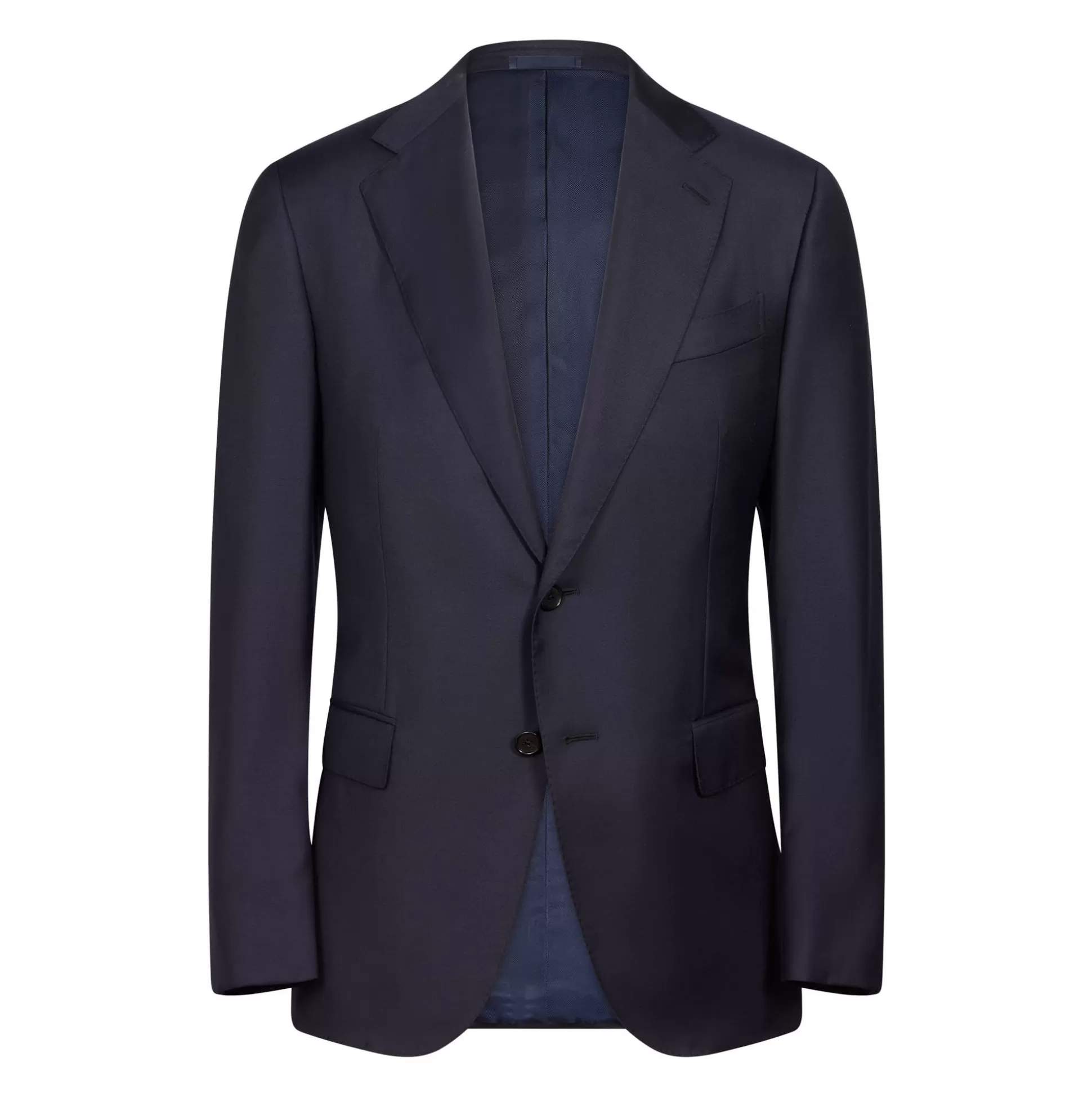 Cheap Henry Bucks HENRY SARTORIAL X CARUSO Single Breasted 2 Button Norma Suit NAVY REG