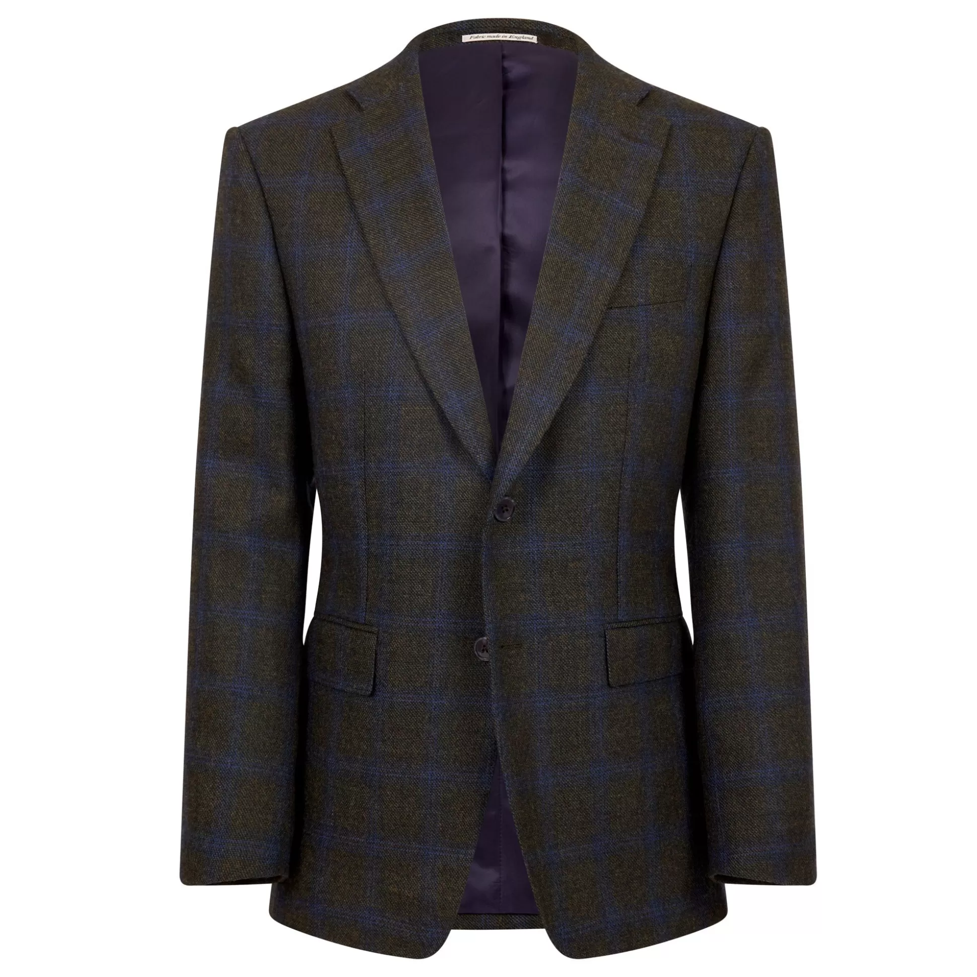 Cheap Henry Bucks HENRY SARTORIAL X DORMEUIL Full Canvas Fancy Check Jacket GREEN REG