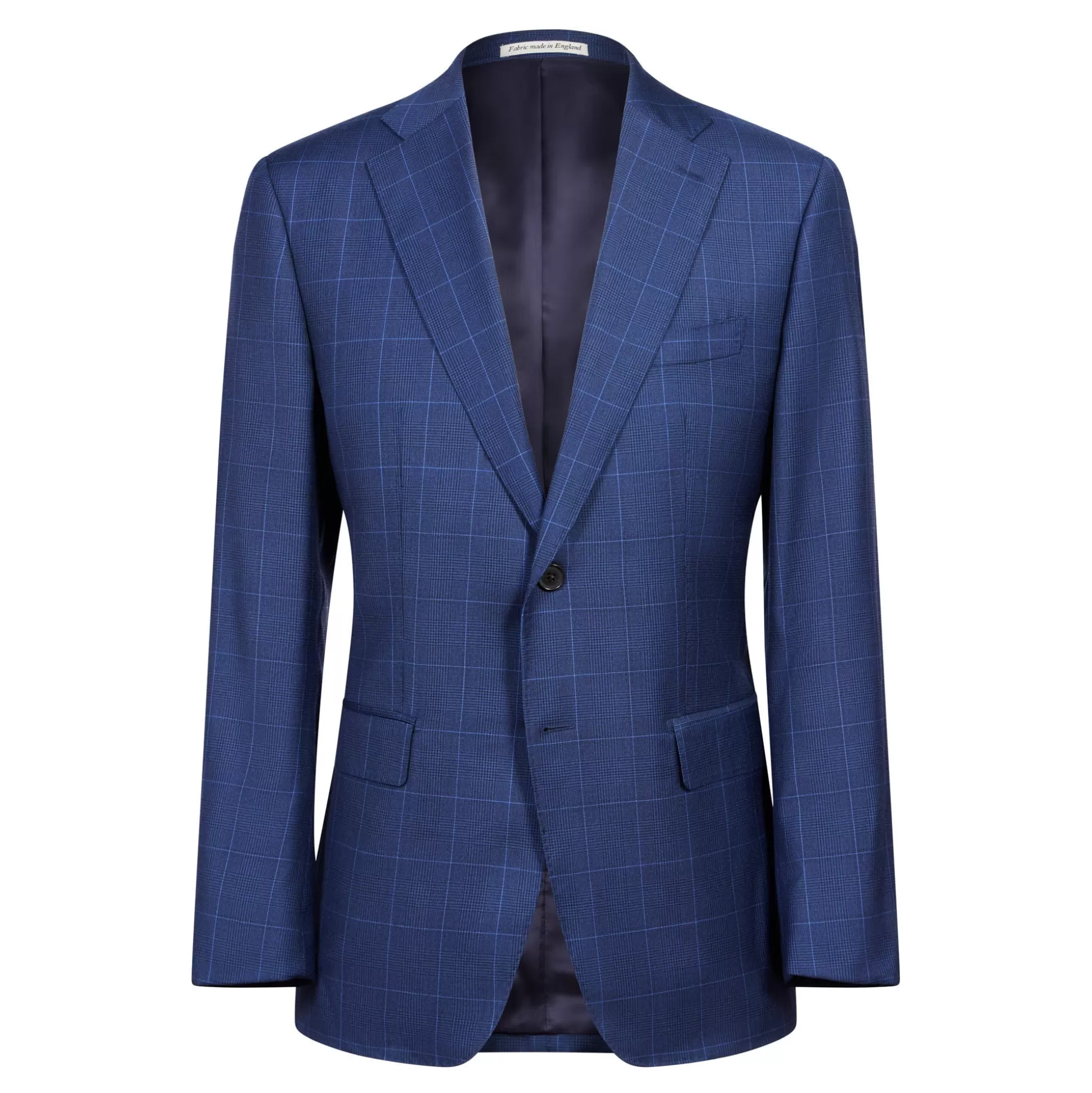 New Henry Bucks HENRY SARTORIAL X DORMEUIL Glen Check SUIT FC NAVY REG