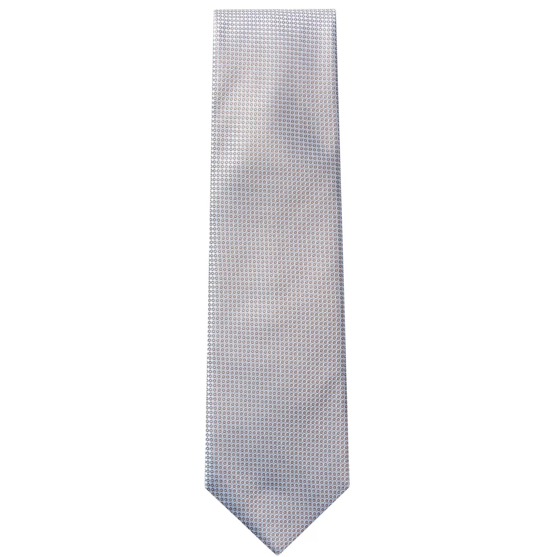 Flash Sale Henry Bucks HENRY SARTORIAL X HEMLEY Dot Print Silk Tie BLUE GREY