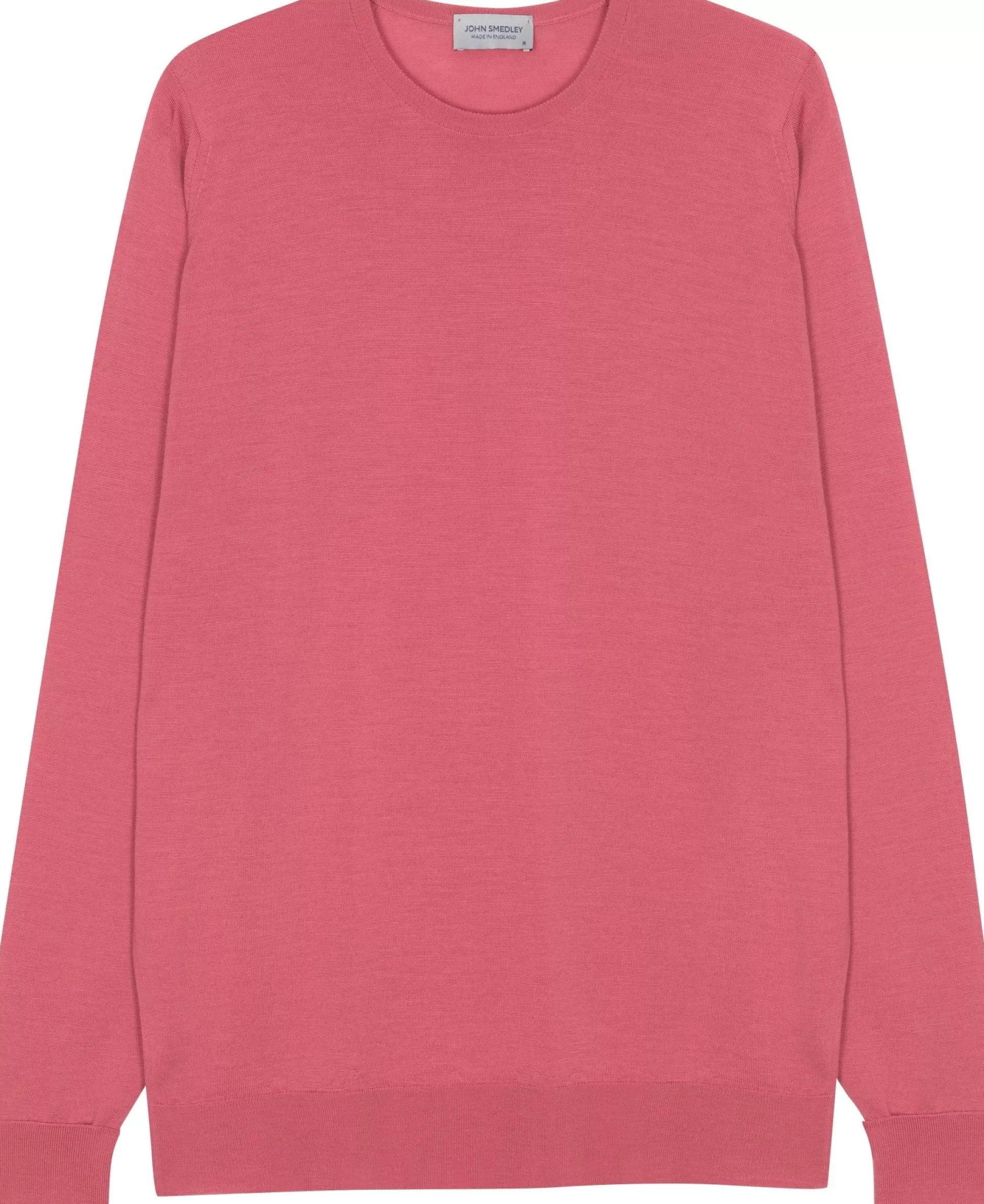 Online Henry Bucks JOHN SMEDLEY 100% Merino Pullover ROSE PINK