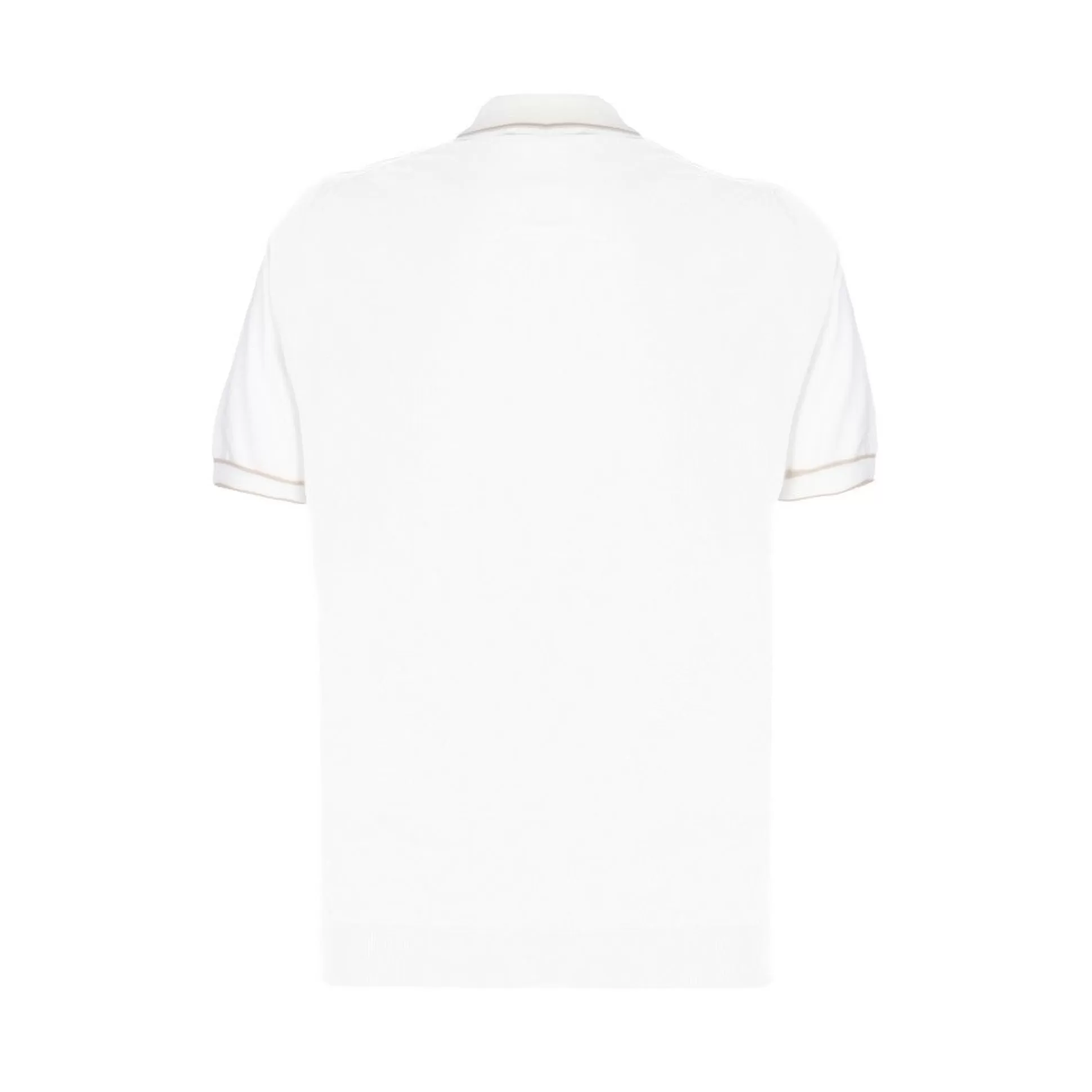 Cheap Henry Bucks McKINNON & CO X FERRANTE Cotton Zip Short Sleeve Polo WHITE