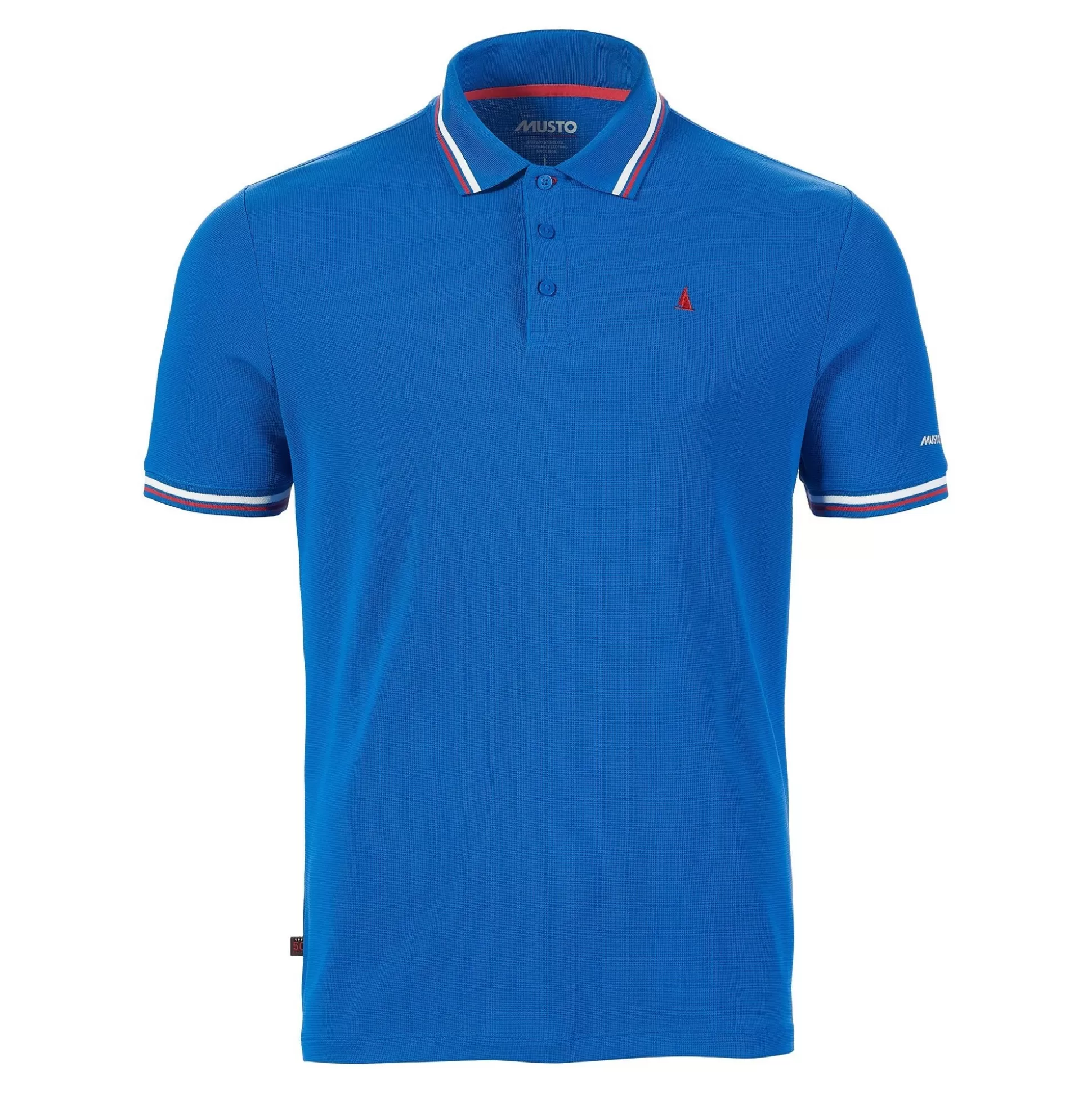 Sale Henry Bucks MUSTO Evo Pro Lite Short Sleeve Polo (Online Only*) BLUE