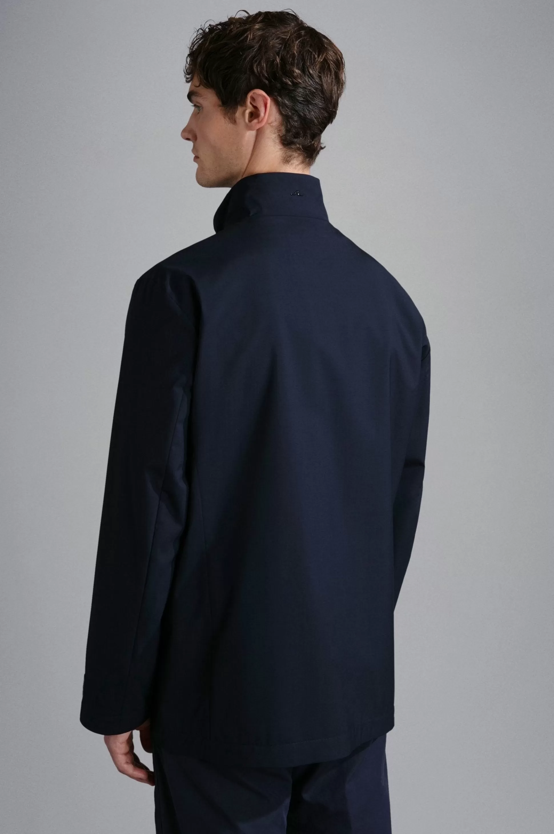 Cheap Henry Bucks PAUL & SHARK Loro Piana Storm Green Storm System Wool Coat NAVY REG
