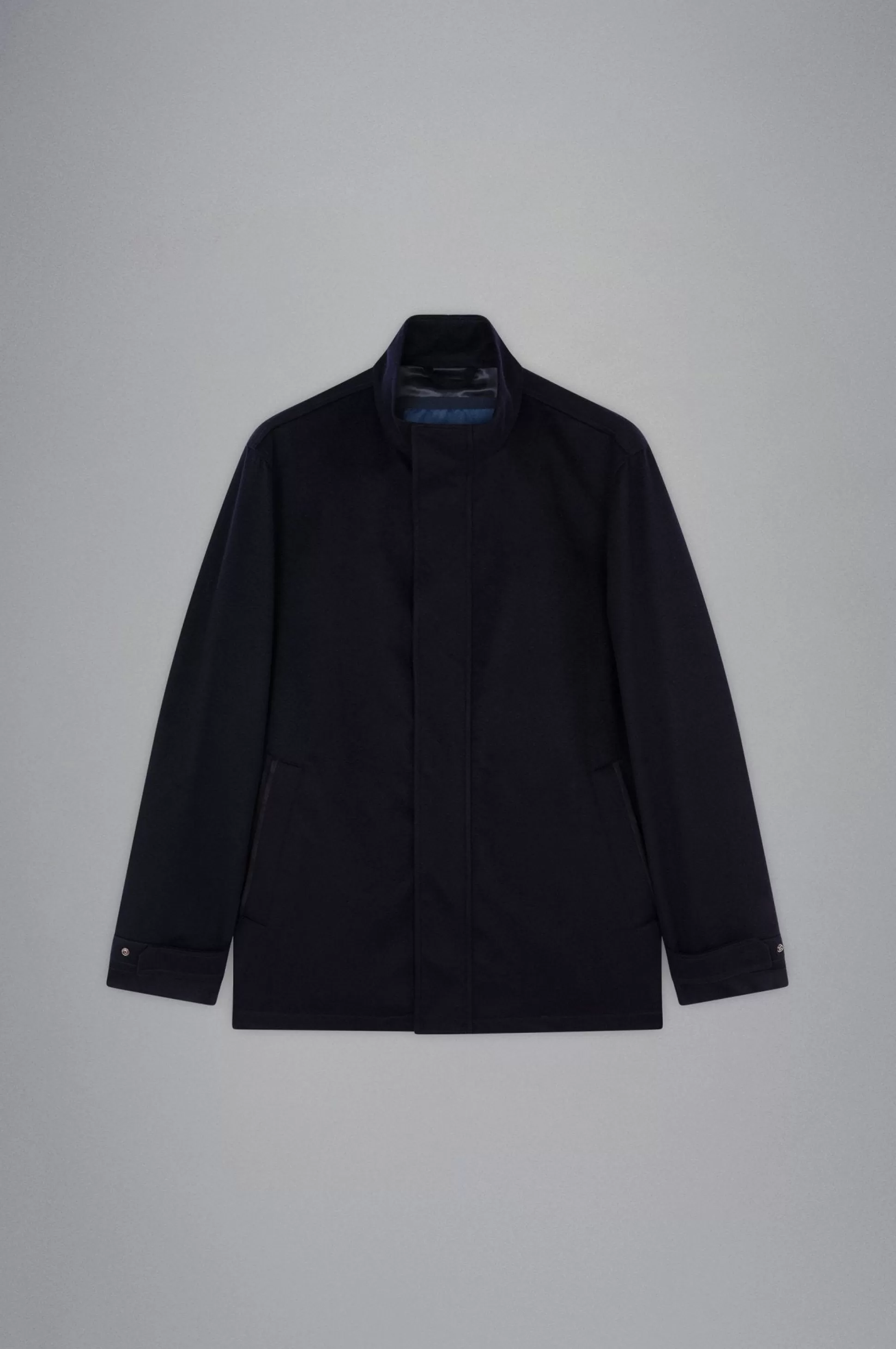 Best Sale Henry Bucks PAUL & SHARK Loro Piana Storm System Wool/Silk Coat NAVY REG