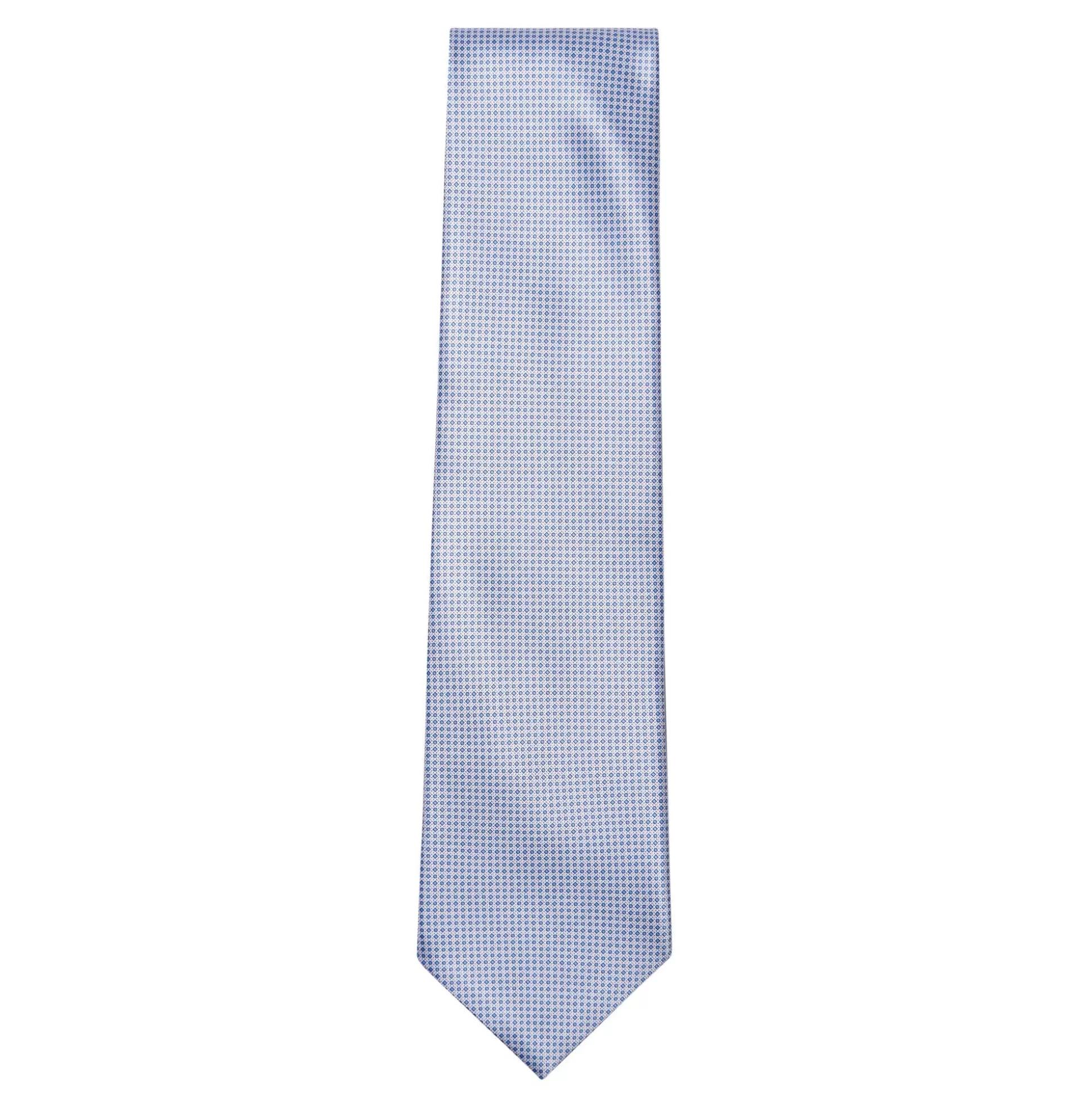 Discount Henry Bucks STEFANO RICCI Silk Tie MID BLUE/NAVY